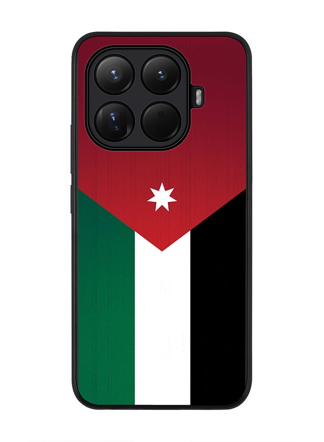 Stylizedd غطاء لجهاز Xiaomi 15T Pro، حماية كاميرا نحيفة، غطاء هاتف مضاد للصدمات - علم الأردن - Image 1